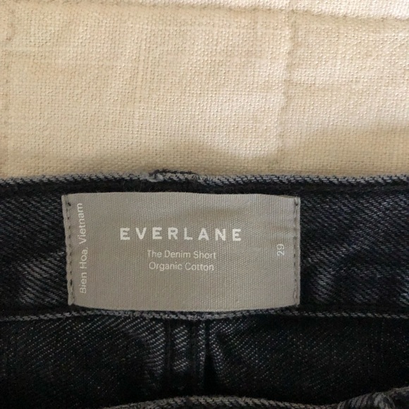 Everlane The Denim Short- Washed Black - Picture 10 of 10